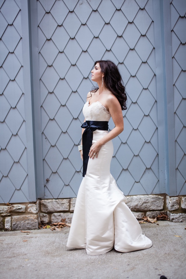 sleek, rooftop downtown wedding nashville