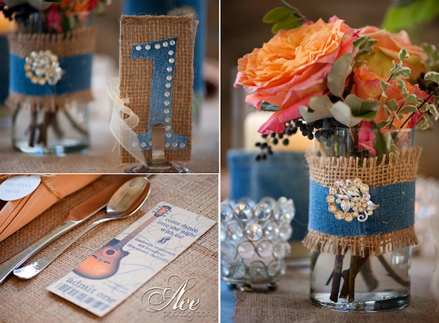 very nashville wedding design guitar stationery