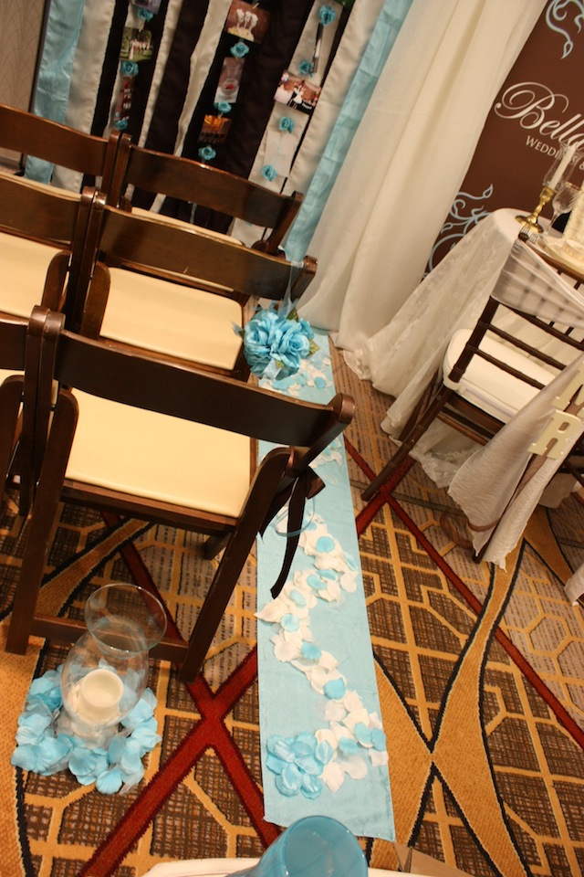 wedding aisle design bella bleu planner