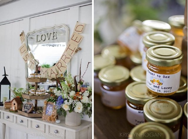 cedarwood, wedding, nashville, vendors, outdoor, rustic, honey, favors
