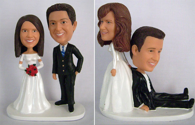 Wedding-cake-bobblehead-dolls