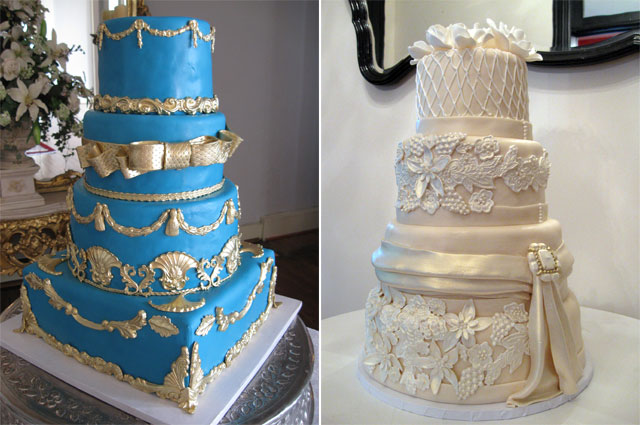 Nashville-lace-ribbon-cake-design