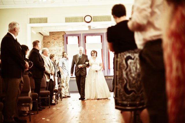 downtown nashville, wedding, bride, fabric bouquet, aisle