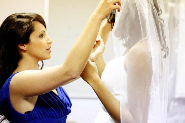 african american, bride, veil, nashville wedding, mere bulles reception