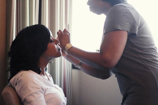 african american, bride, groom, nashville wedding, mere bulles reception