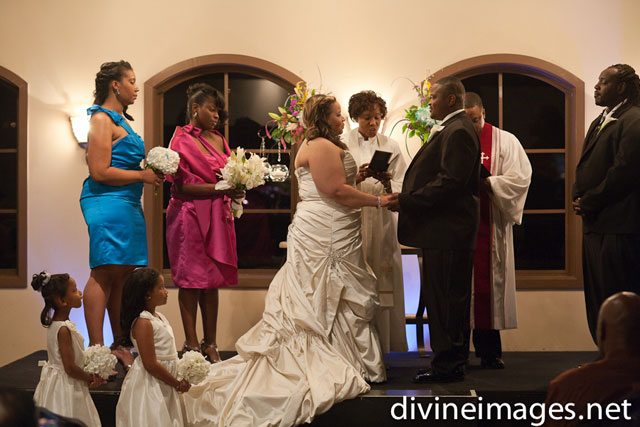nashville wedding, durego, ceremony, cool springs, mardi gras, colorful