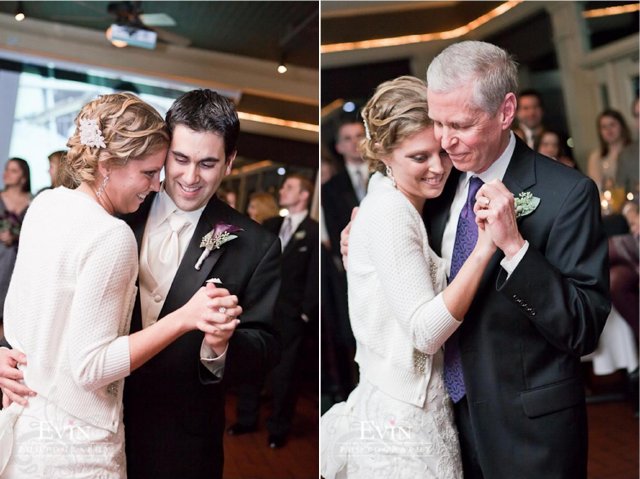 mere bulles, nashville reception, wedding, brentwood, silver, purple