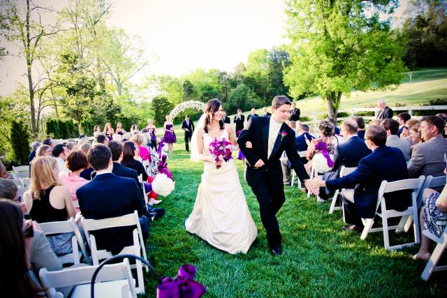 nashville purple wedding the collection photography cedarwood aisle