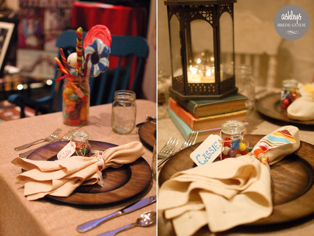 candy placecards wedding nashville 