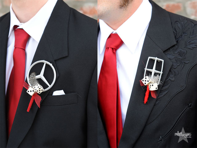 Non-floral-boutonnieres