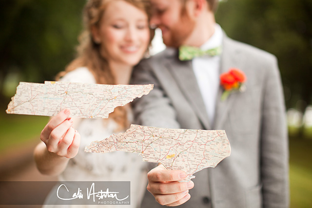 nashville wedding, bride, groom, outdoor, states cutout, personal