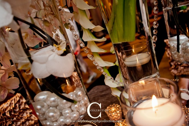 rhonda patton, pearls, upholstery, crystals, glass, weddings