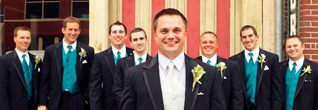 nashville groomsmen turquoise