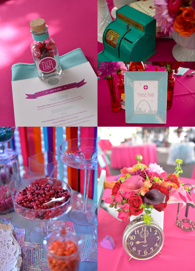 african american bride nashville, beautiful franklin tn wedding, colorful, mint, fuchsia tangerine, plum