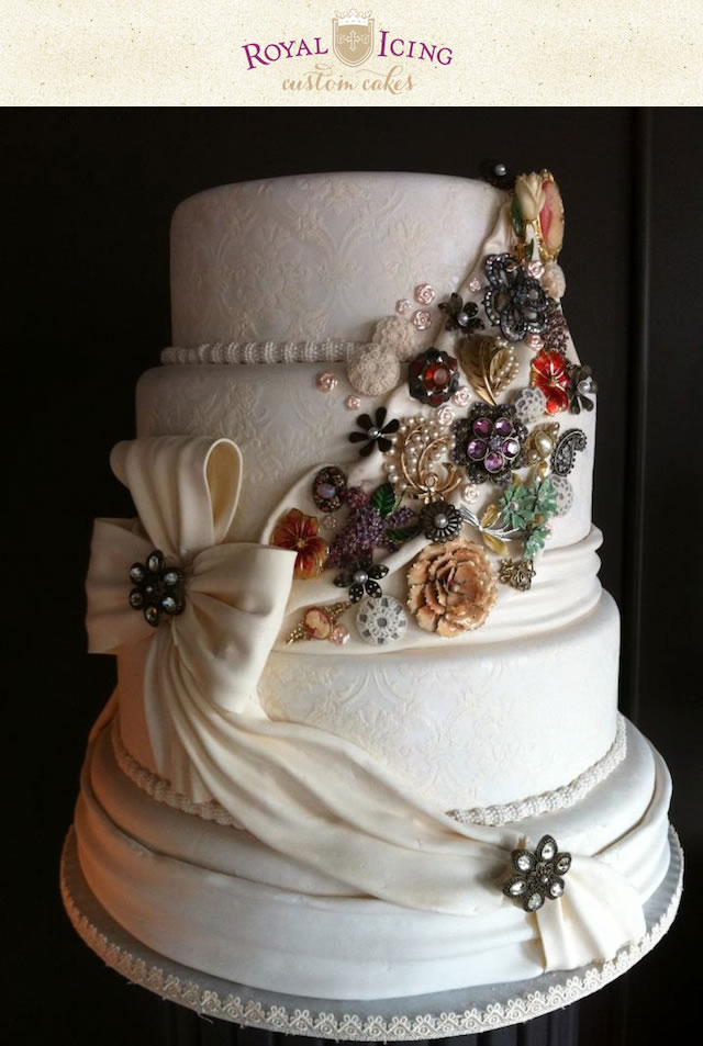 elegant custom cakes nashville by  royal icing 