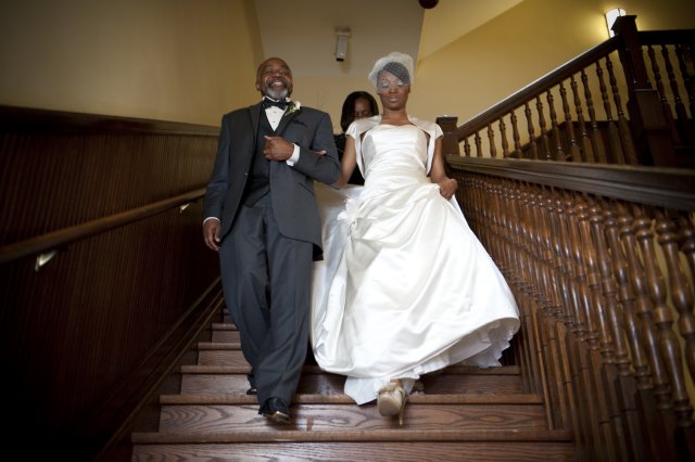 bride, father of the bride, nashville wedding, union station, african american