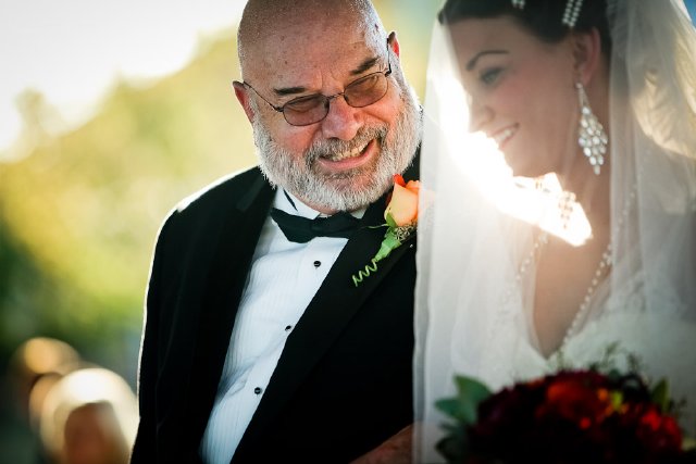 nashville wedding, bride, father of the bride, outdoor photo