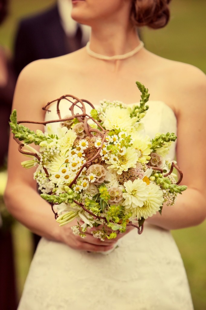 Floral Bouquet for Organic Nashville Wedding Cedarwood