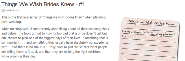 hire a wedding planner