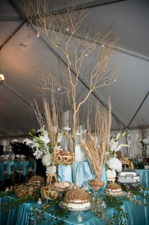 elegant buffet seated wedding nashville catering food great design