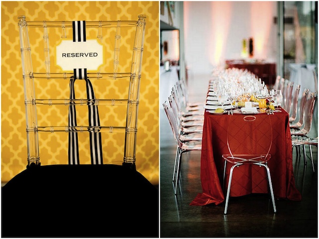 ghost chairs, wedding, nashville