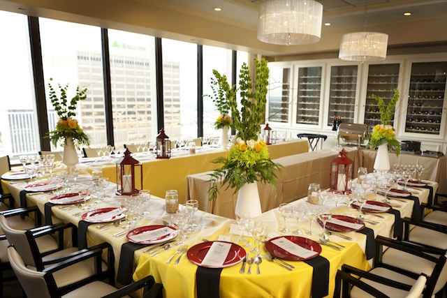 nashville city club downtown views wedding