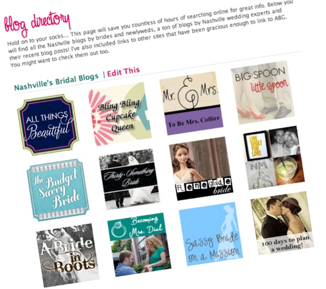 nashville wedding blogs