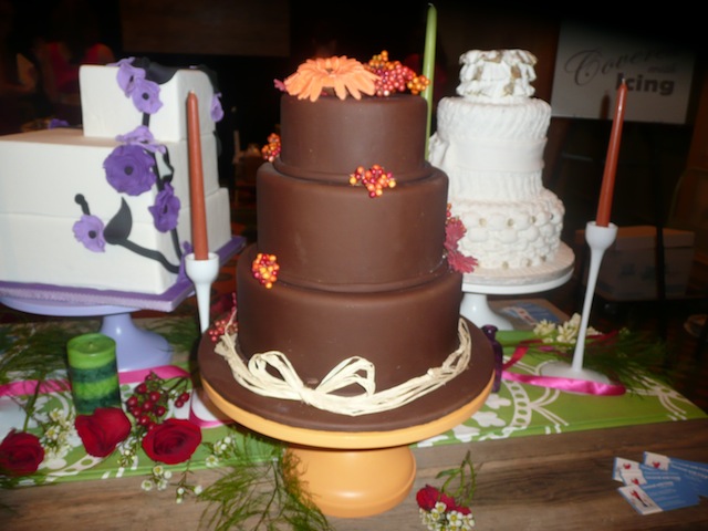 nashville wedding cake covered with icing