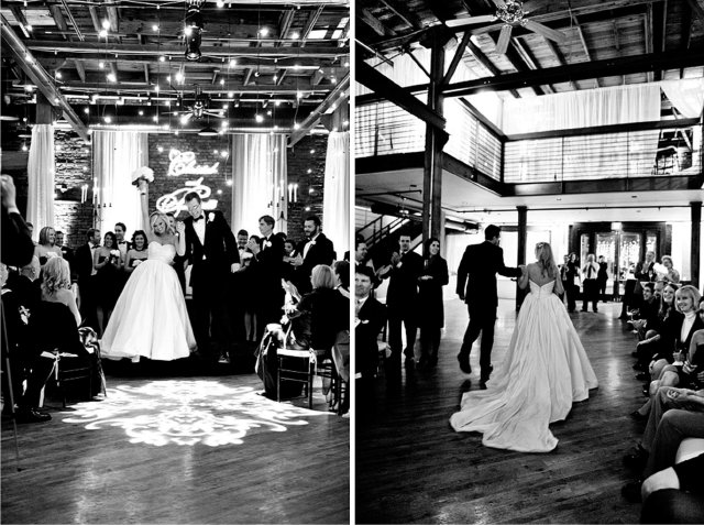 nashville wedding, downtown, round stage, avenue, randi events, romantic