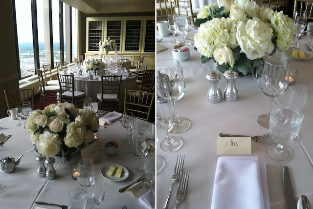 rehearsal dinner space Nashville city club, downtown nashville, great view