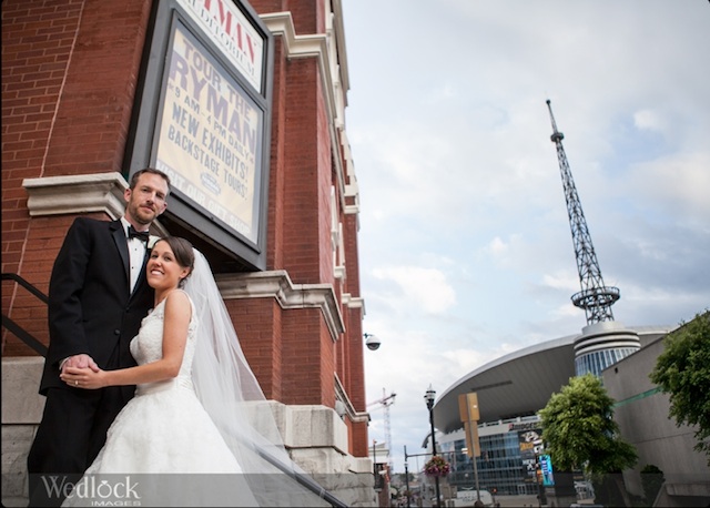 wedlock images, midnight wedding, nashville, downtown, ryman, bridge