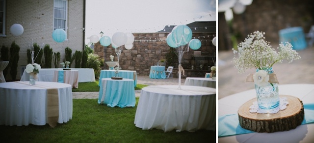 tiffany blue shabby chic nashville wedding gallatin tn baber house
