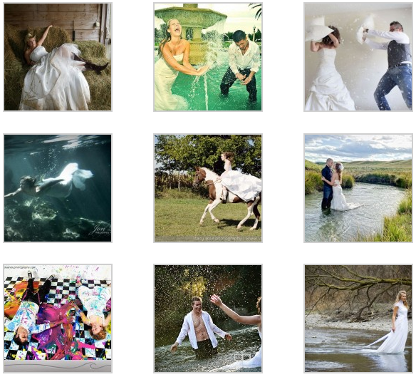 trash the dress ideas