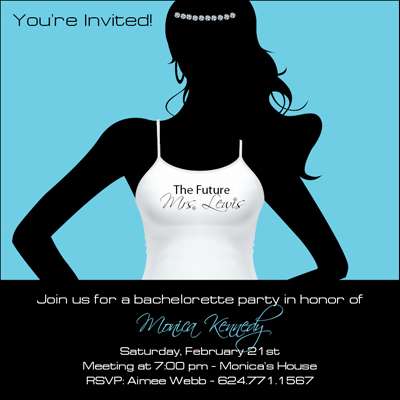 bachelorette party invitation bachelorette party invitation