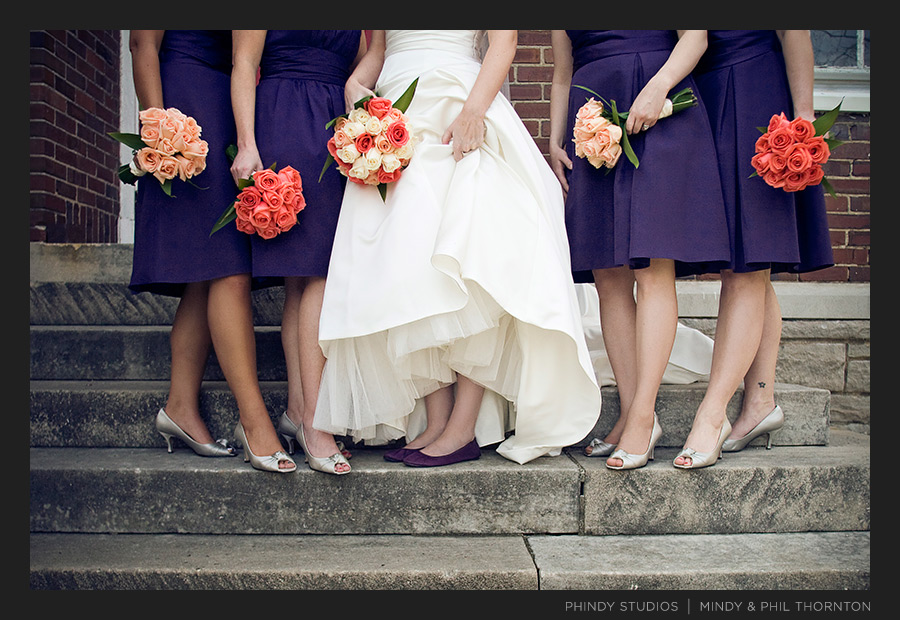purple and orange nashville wedding 2